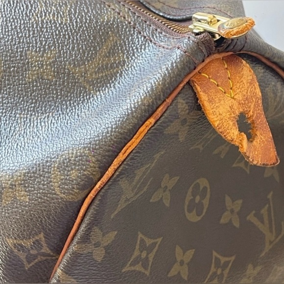 LOUIS VUITTON Monogram Speedy 40 Handbag, Authentic, Vintage, EUC. - Picture 16 of 16